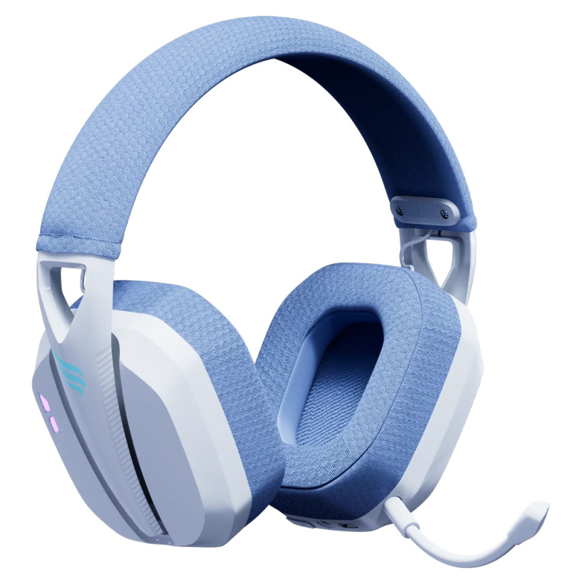 Headset Gamer Fallen Pantera ECO Light, Wireless/Bluetooth, Drivers de 40mm, Azul, HE00242