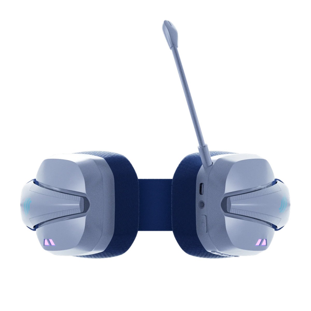 Headset Gamer Fallen Pantera ECO Light, Wireless/Bluetooth, Drivers de 40mm, Azul, HE00242