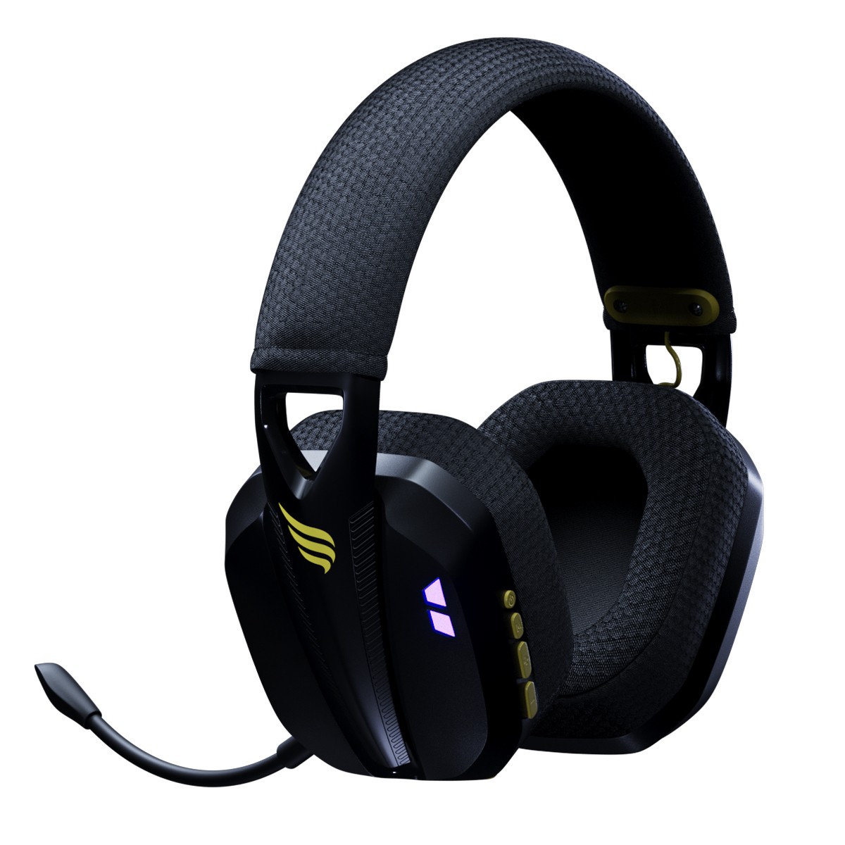 Headset Gamer Fallen Pantera ECO Light, Wireless/Bluetooth, Drivers de 40mm, Preto, HE00241