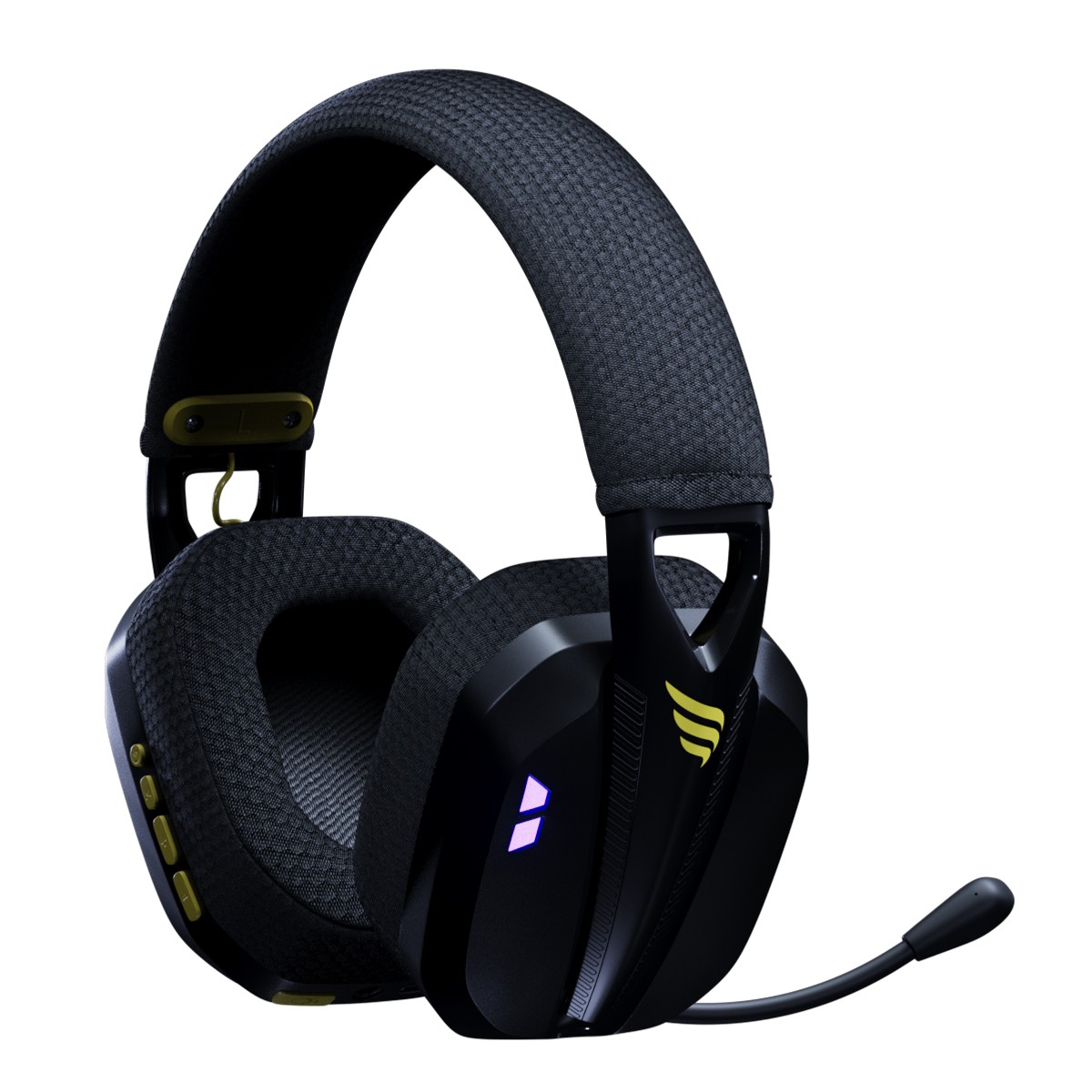 Headset Gamer Fallen Pantera ECO Light, Wireless/Bluetooth, Drivers de 40mm, Preto, HE00241
