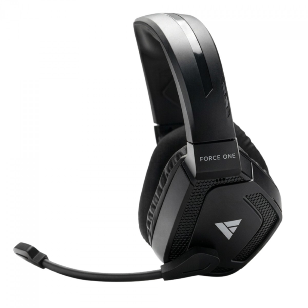 Headset Gamer Force One Titan V2 Wireless, Drivers de 40mm, Tri-Mode, Preto