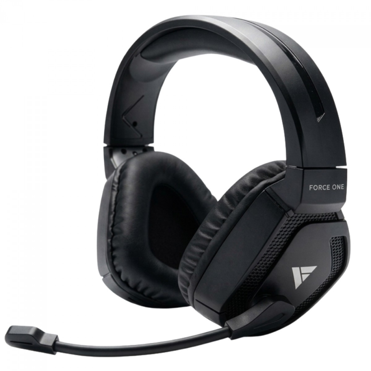 Headset Gamer Force One Titan V2 Wireless, Drivers de 40mm, Tri-Mode, Preto