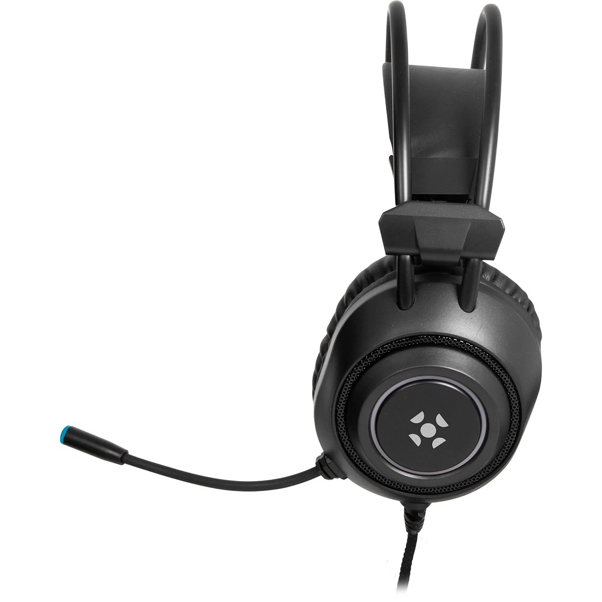 Headset Gamer Fortrek Crusader, Rainbow, P2+USB, Preto, 70555