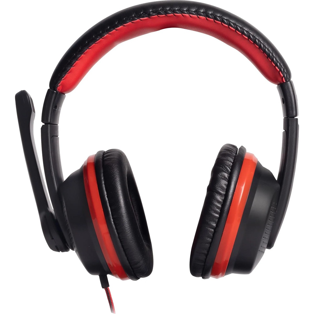 Headset Gamer Fortrek Spider Black, P3, Drivers de 40mm, Preto e Vermelho