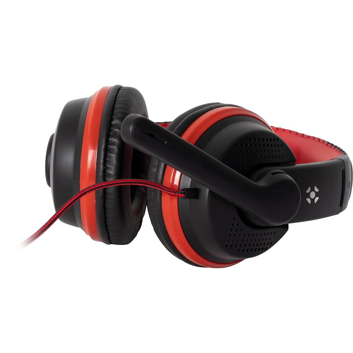 Headset Gamer Fortrek Spider Black, P3, Drivers de 40mm, Preto e Vermelho