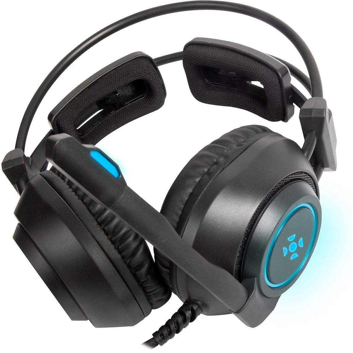 Headset Gamer Fortrek Vickers, RGB, P2+USB, Preto, 70556