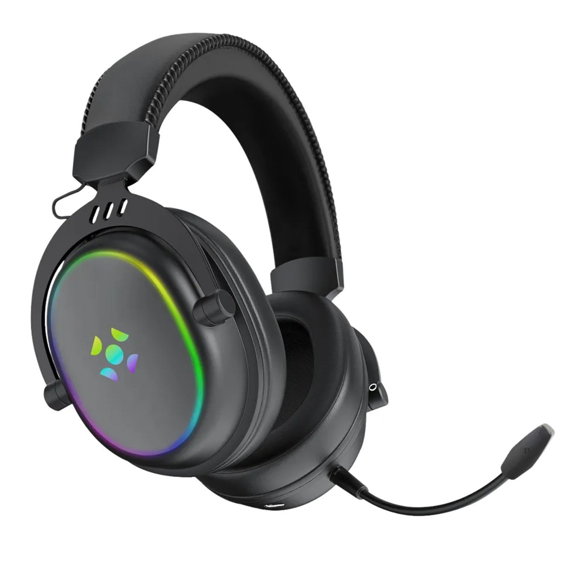 Headset Gamer Fortrek Win Air, Wireless/Bluetooth/Cabo P3, Drivers de 50mm, Microfone Removível, Preto