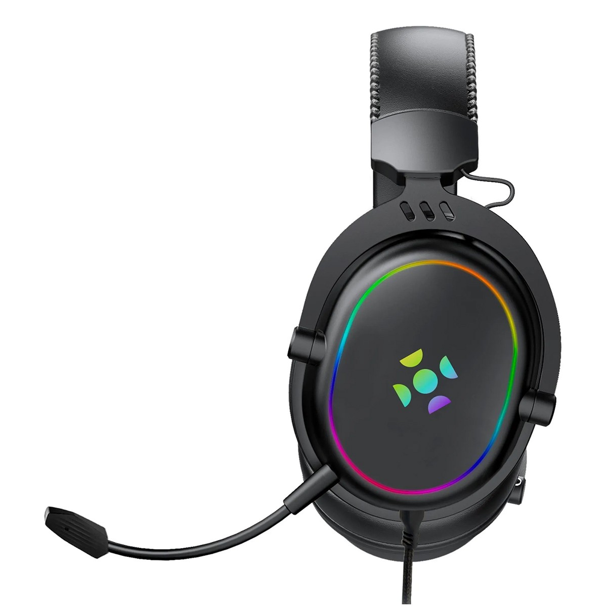 Headset Gamer Fortrek Win, Drivers de 50mm, Microfone Removível, P3+USB, Preto, 86950