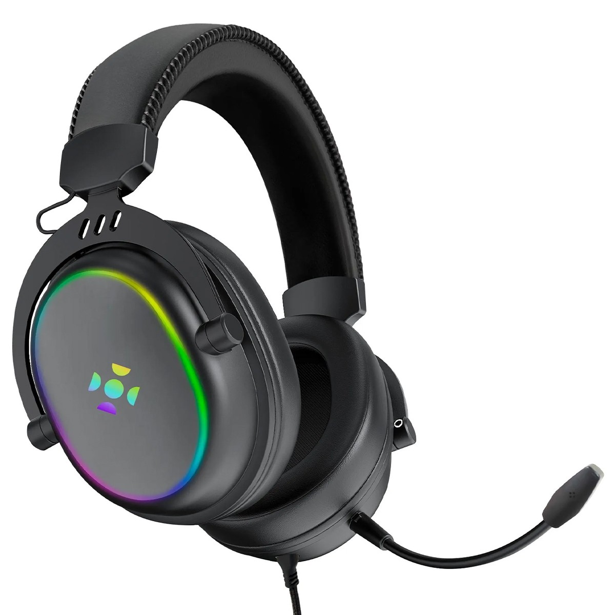 Headset Gamer Fortrek Win, Drivers de 50mm, Microfone Removível, P3+USB, Preto, 86950