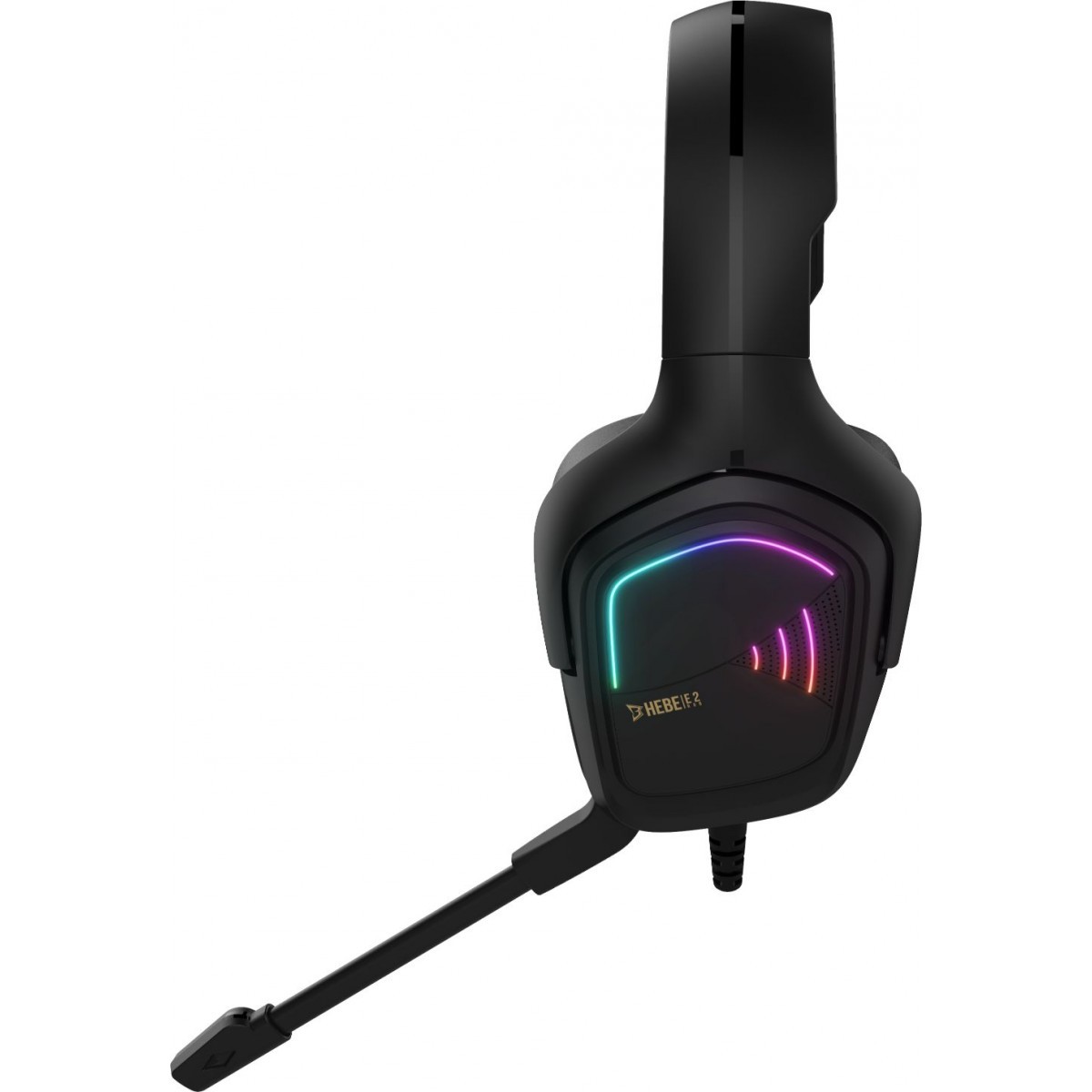 Headset Gamer Gamdias Hebe E2, Estéreo, RGB, Vibração, Black - Open Box
