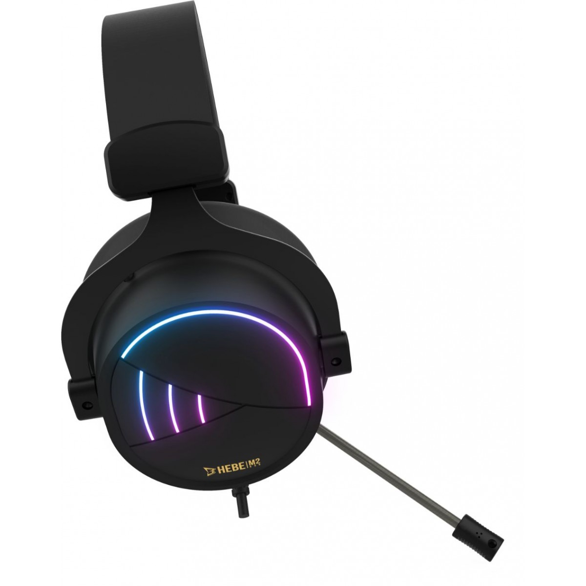 Headset Gamer Gamdias Hebe M2, Surround 7.1, RGB, Vibração, Black