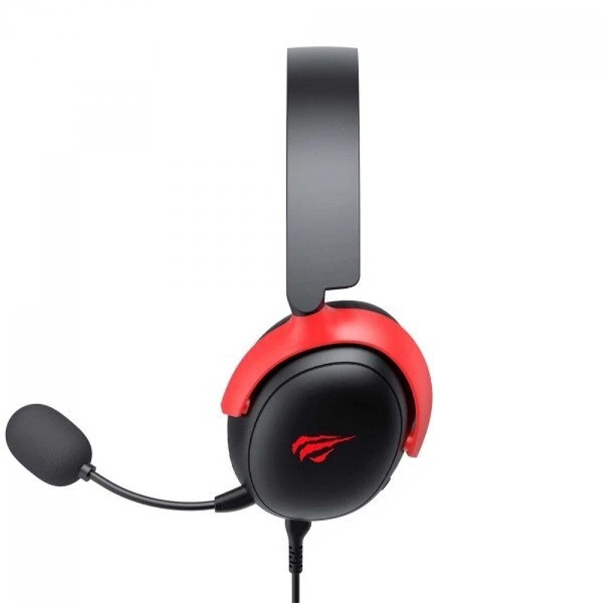 Headset Gamer Havit Gamenote H2015F, 3.5mm, Drivers de 53mm, Preto/Vermelho