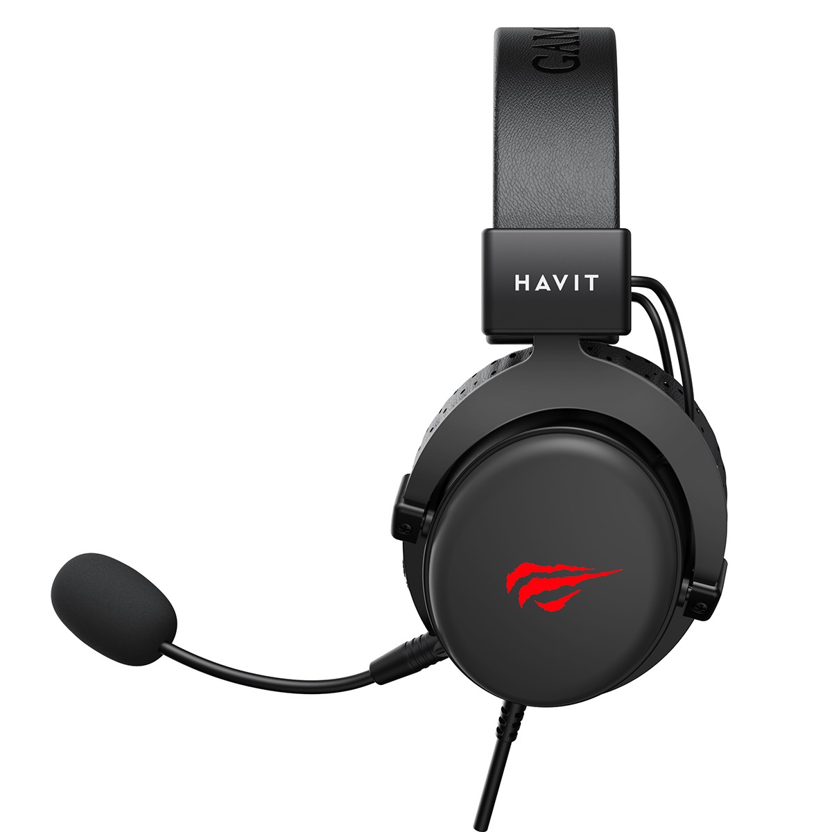 Headset Gamer Havit H2015D, 3.5mm, Drivers de 50mm, All Black