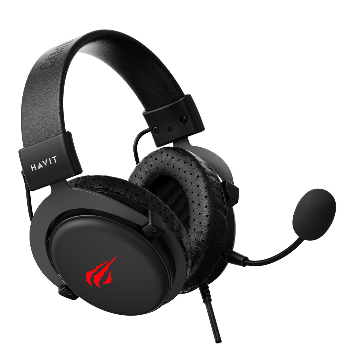 Headset Gamer Havit H2015D, 3.5mm, Drivers de 50mm, All Black