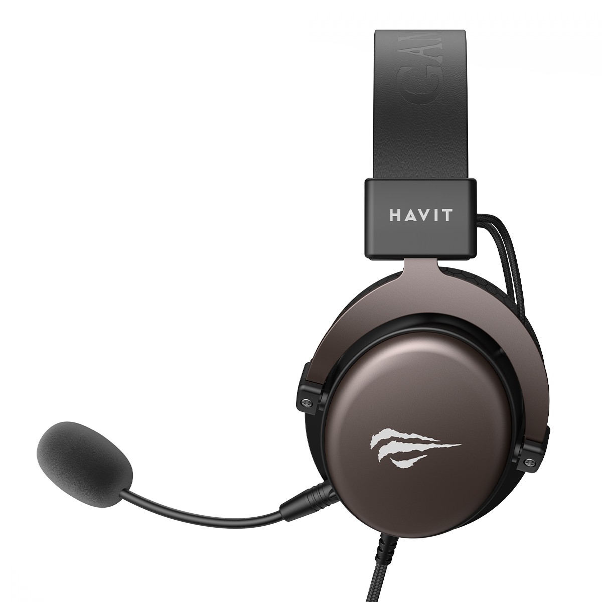 Headset Gamer Havit H2015D, 3.5mm, Drivers de 50mm, Tecido, Preto, HVGMH-H2015d-BO