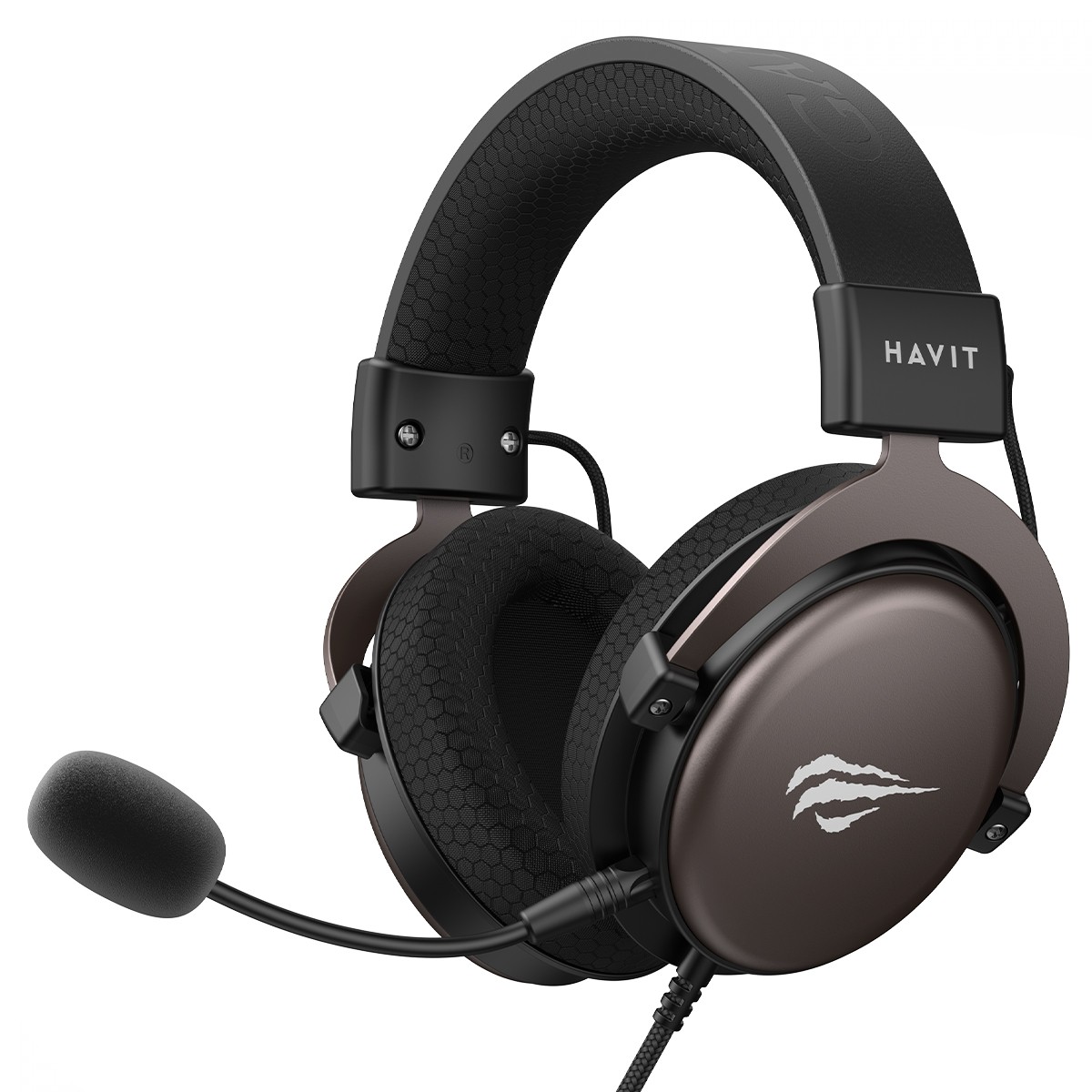 Headset Gamer Havit H2015D, 3.5mm, Drivers de 50mm, Tecido, Preto, HVGMH-H2015d-BO