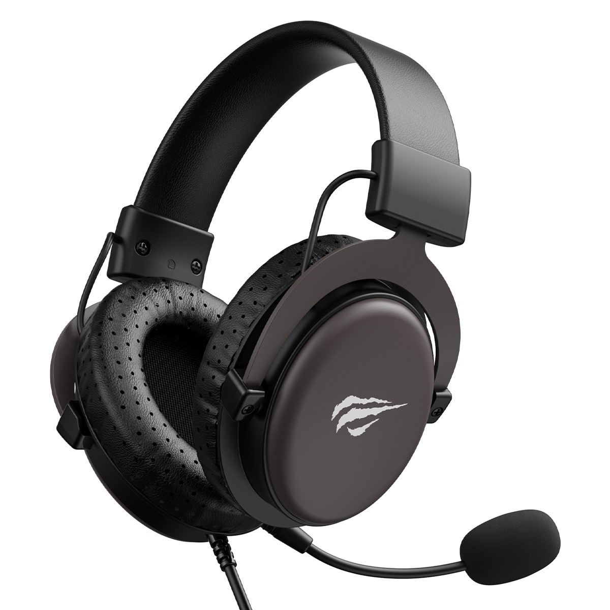 Headset Gamer Havit H2015D All Black, 3.5mm, Drivers de 50mm, Preto