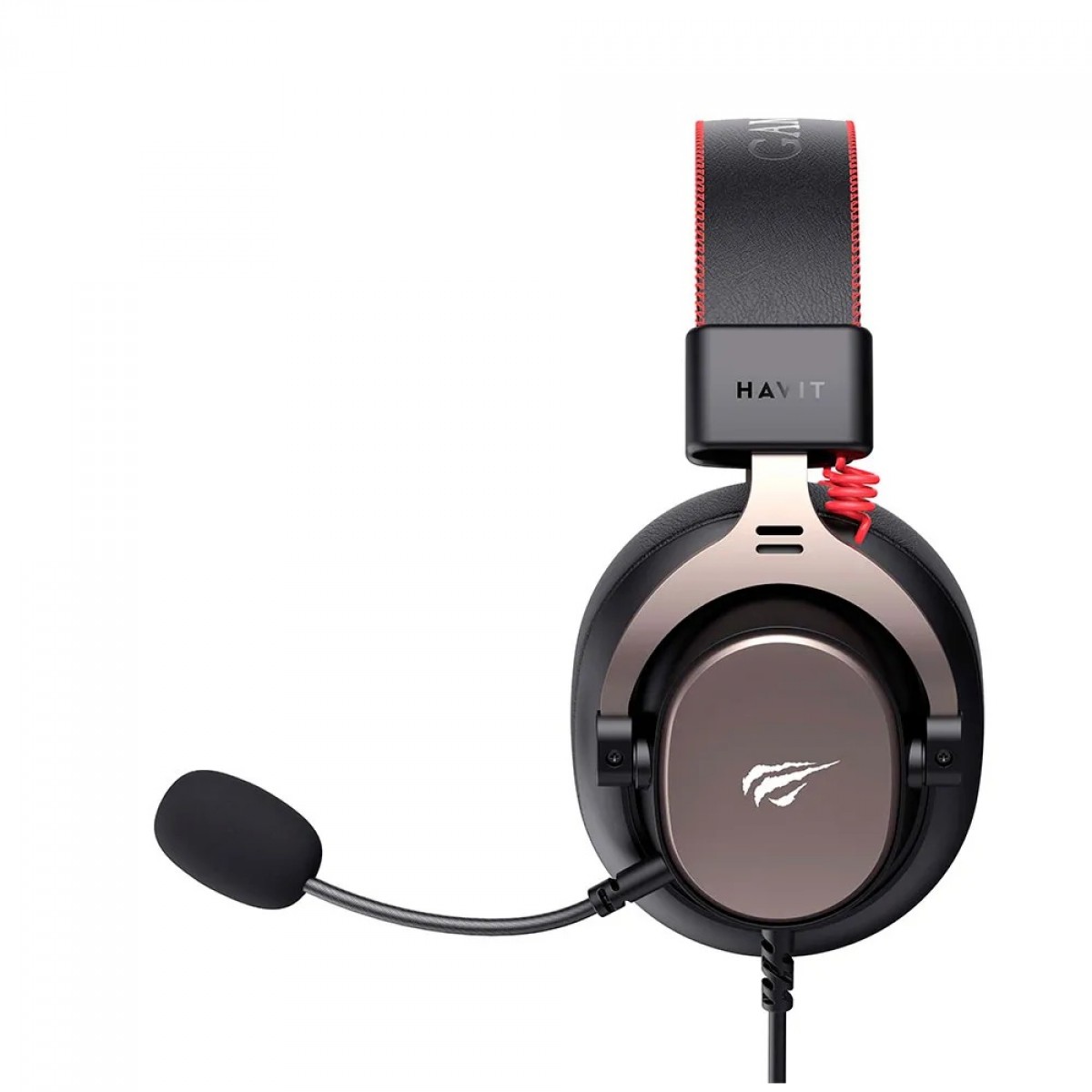 Headset Gamer Havit H2015E, 3.5mm, Drivers de 53mm, Microfone Destacável, Preto