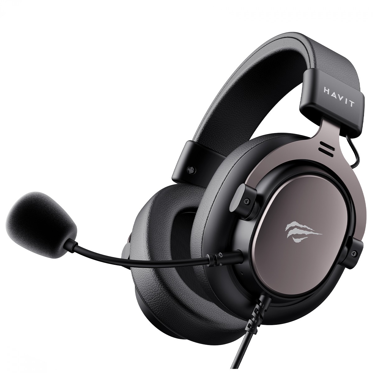 Headset Gamer Havit H2015SE, 3.5mm, Drivers de 53mm, Microfone Removível, Black Ochre