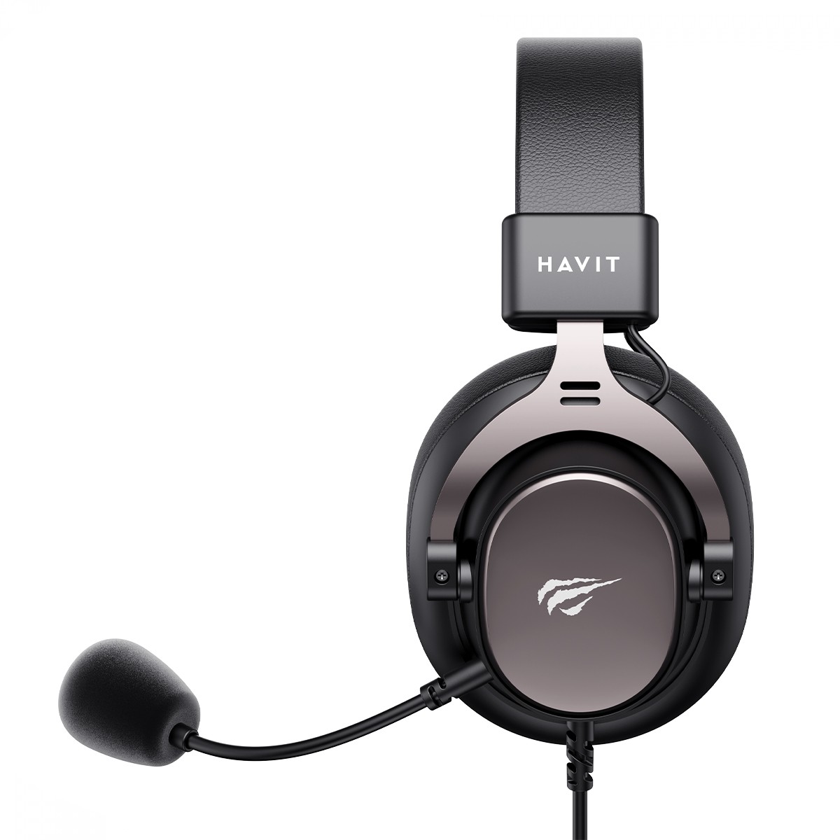 Headset Gamer Havit H2015SE, 3.5mm, Drivers de 53mm, Microfone Removível, Black Ochre