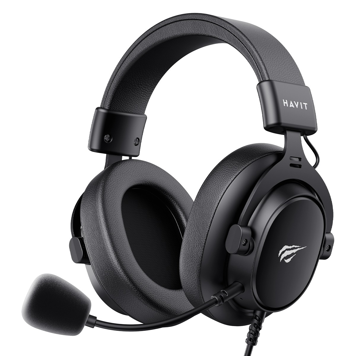 Headset Gamer Havit H2015SE, 3.5mm, Drivers de 53mm, Microfone Removível, Preto