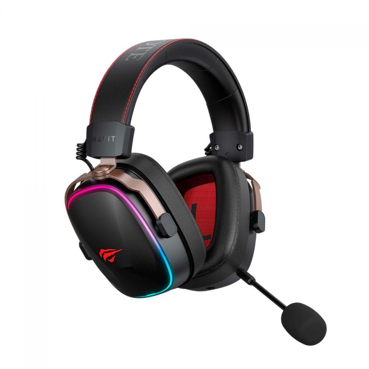 Headset Gamer Havit H2039BG, Wireless, Bluetooth, 3.5mm, RGB, Drivers ...