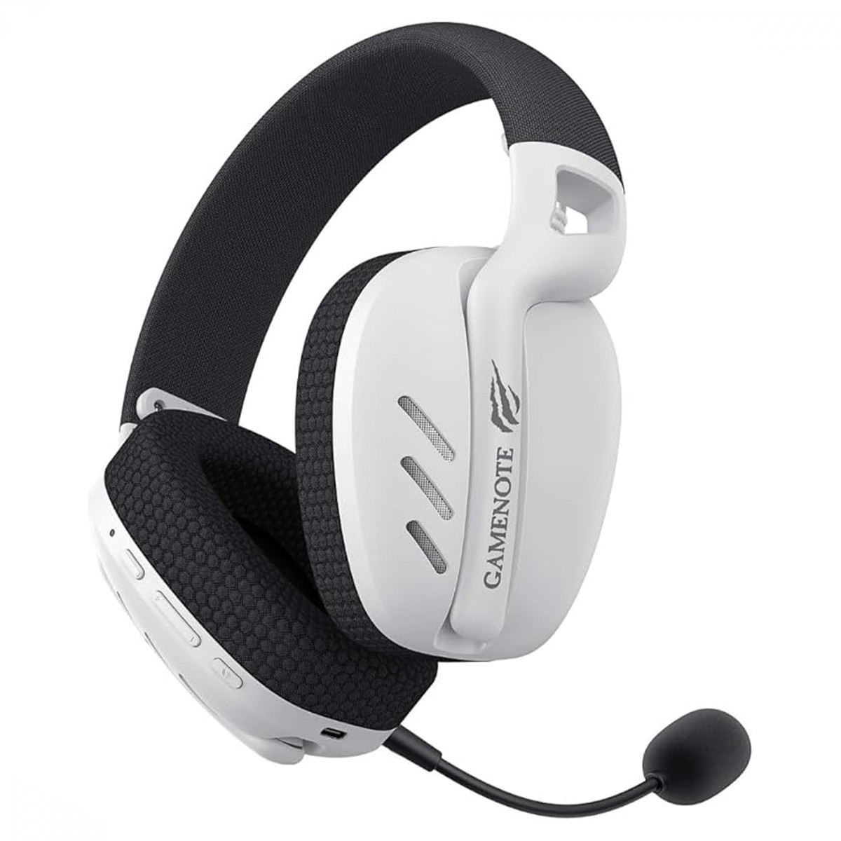 Headset Gamer Havit Quad-Mode Fuxi-H6, Wireless, Bluetooth, USB, 3.5mm, Drivers de 40mm, Branco, FUXI H6-WHT