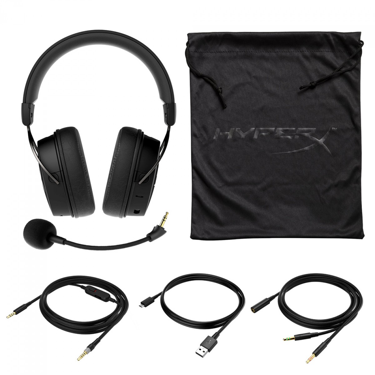 Headset Gamer HyperX Cloud Mix, Bluetooth, Drivers 40mm, Múltiplas Plataformas, P2 e P3, Black, HX-HSCAM-GM