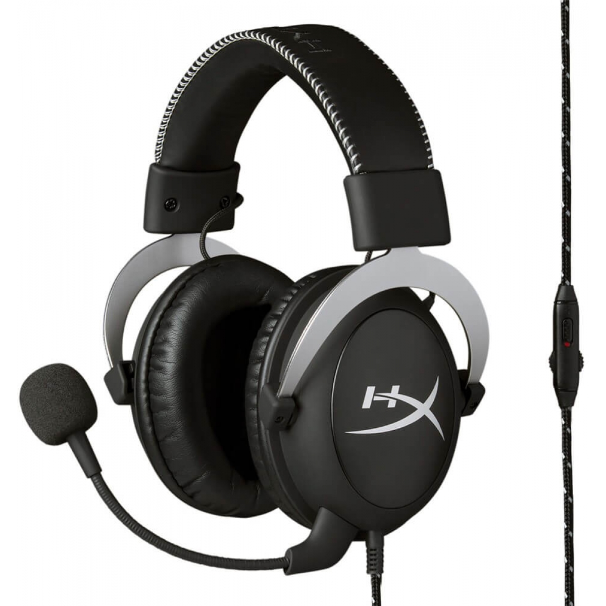 Headset Gamer HyperX Cloud Silver, Black, HX-HSCL-SR/NA