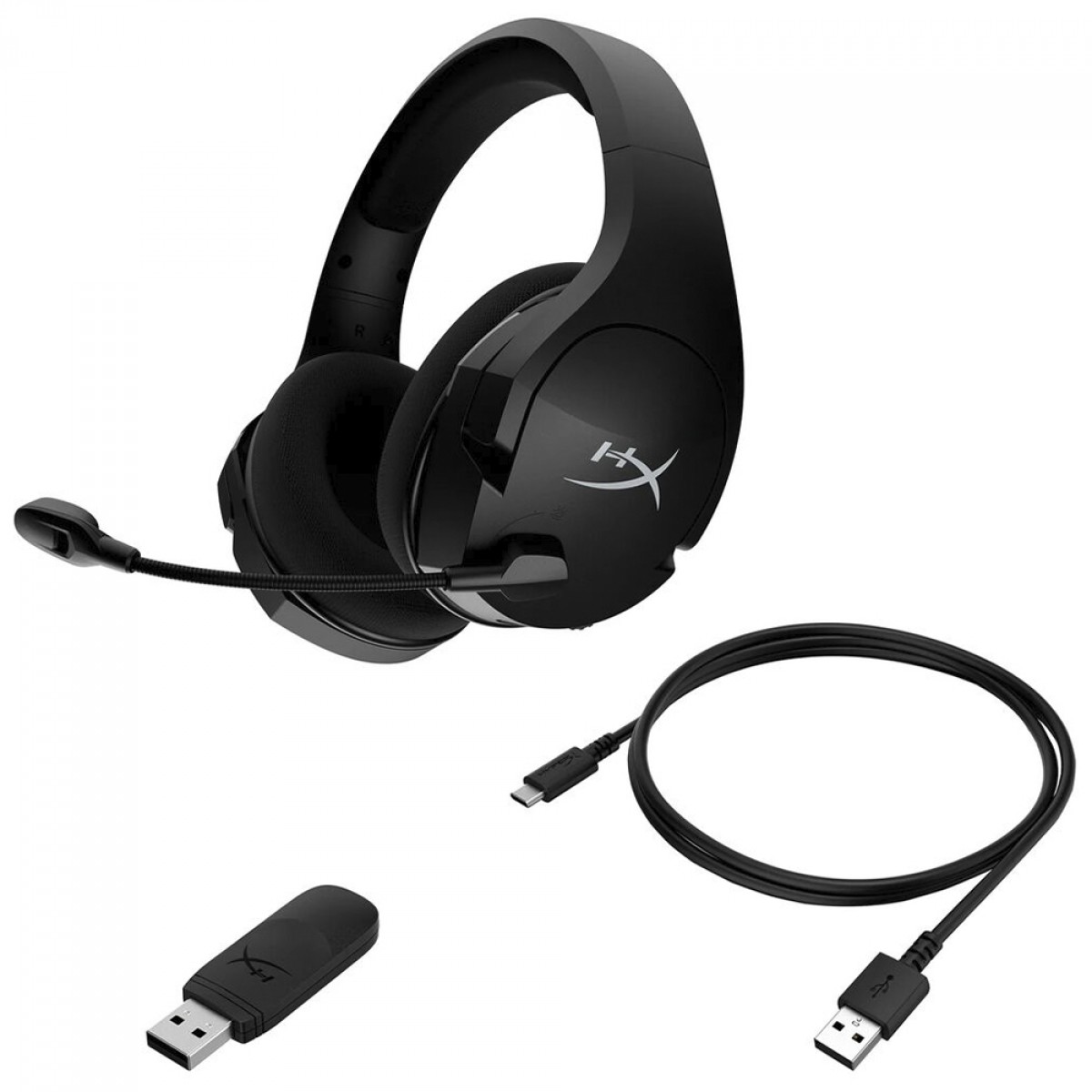 Headset Gamer HyperX Cloud Stinger Core, Wireless, Drivers 40mm, Preto, 4P4F0AA