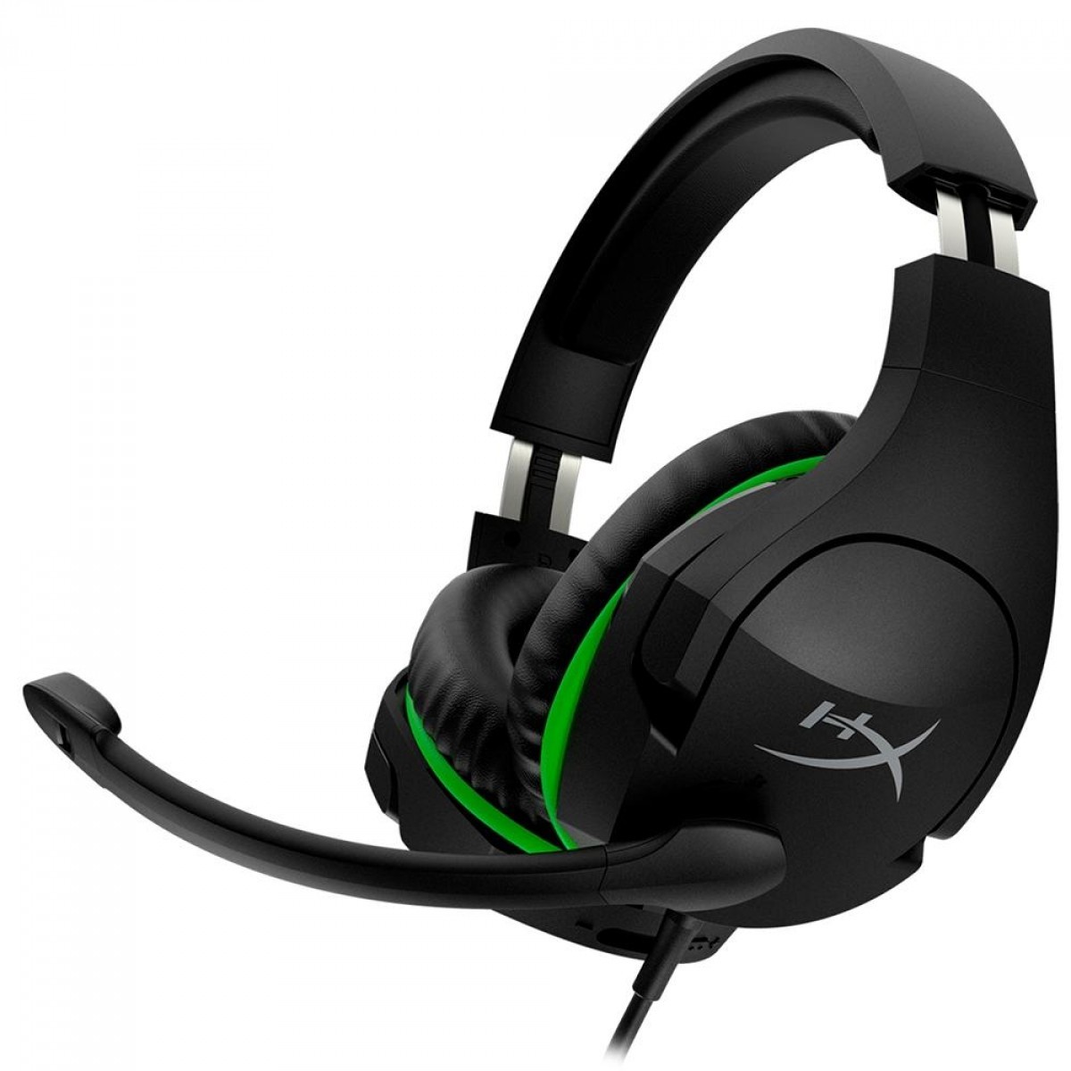 Headset Gamer HyperX CloudX Stinger, Drivers 50mm, Xbox, P3, Black/Green, HX-HSCSX-BK/WW