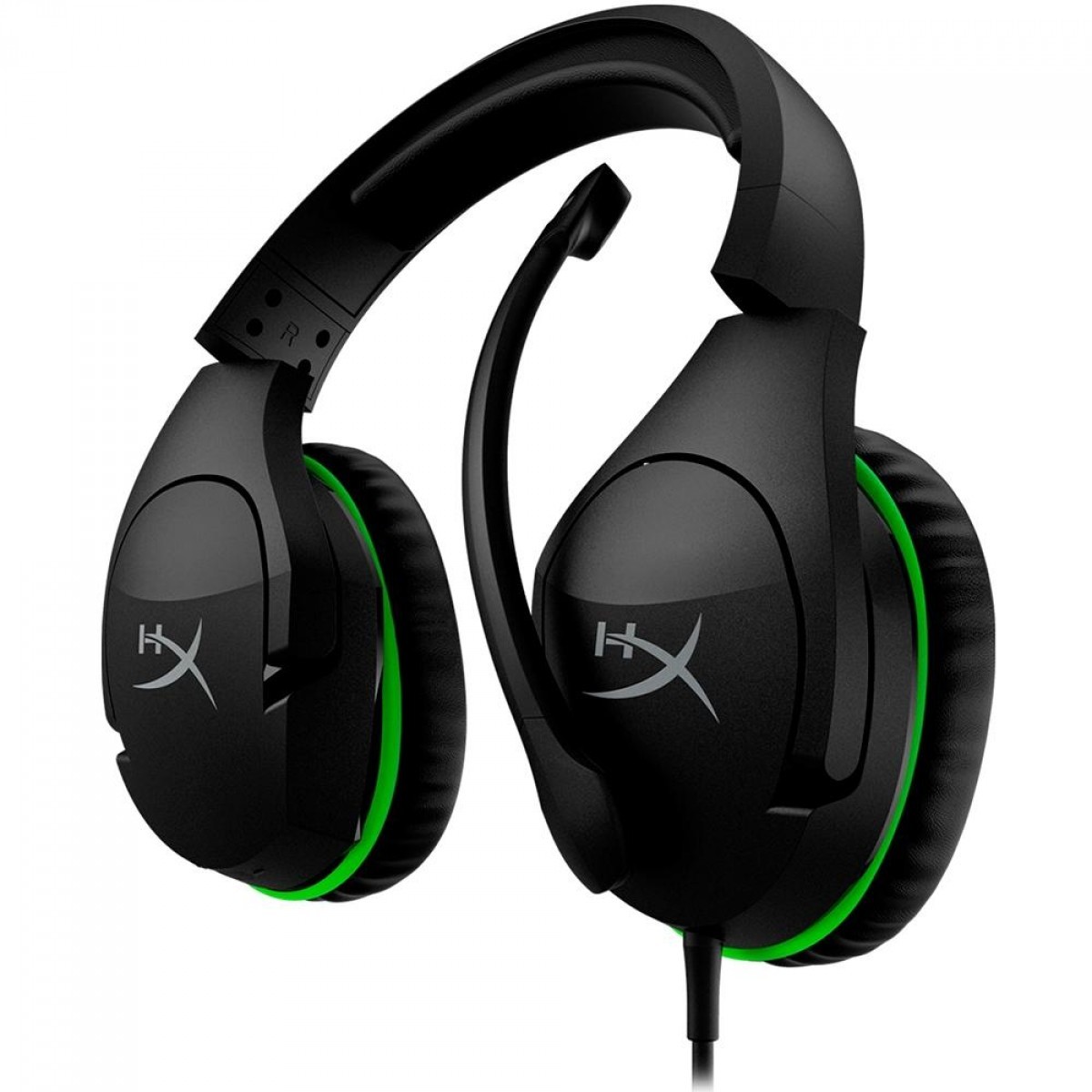 Headset Gamer HyperX CloudX Stinger, Drivers 50mm, Xbox, P3, Black/Green, HX-HSCSX-BK/WW