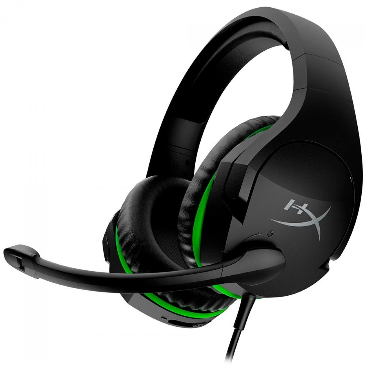 Headset Gamer HyperX CloudX Stinger, Drivers 50mm, Xbox, P3, Black/Green, HX-HSCSX-BK/WW