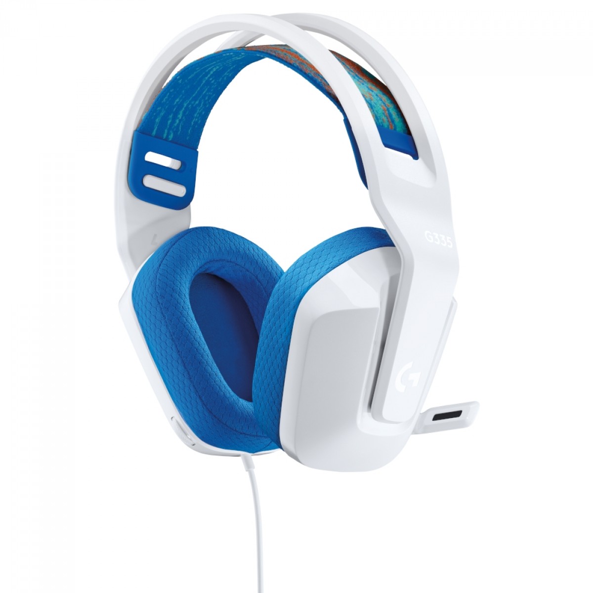 Headset Gamer Logitech G335, 3.5mm, Drivers de 40mm, Múltiplas Plataformas, White, 981-001017