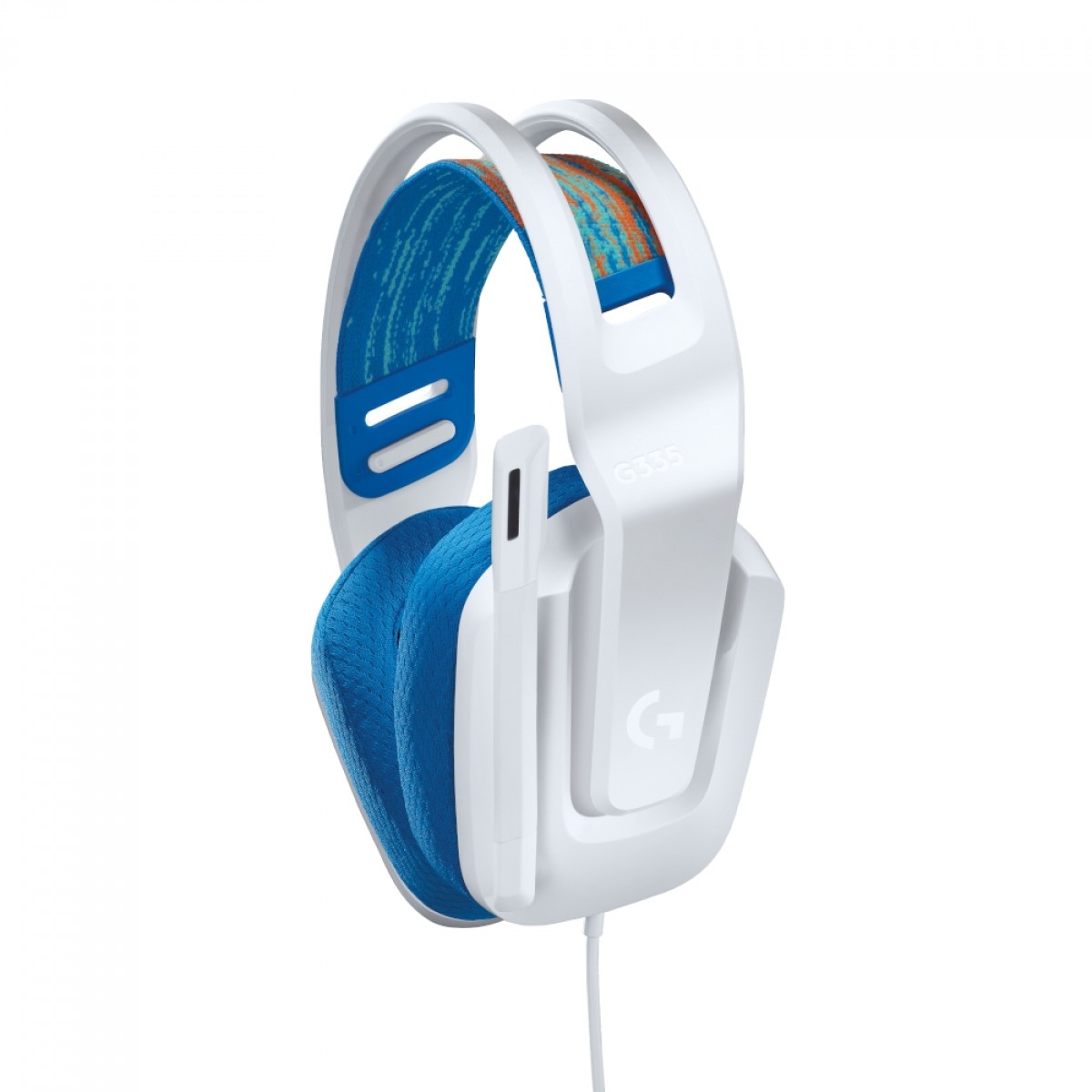 Headset Gamer Logitech G335, 3.5mm, Drivers de 40mm, Múltiplas Plataformas, White, 981-001017