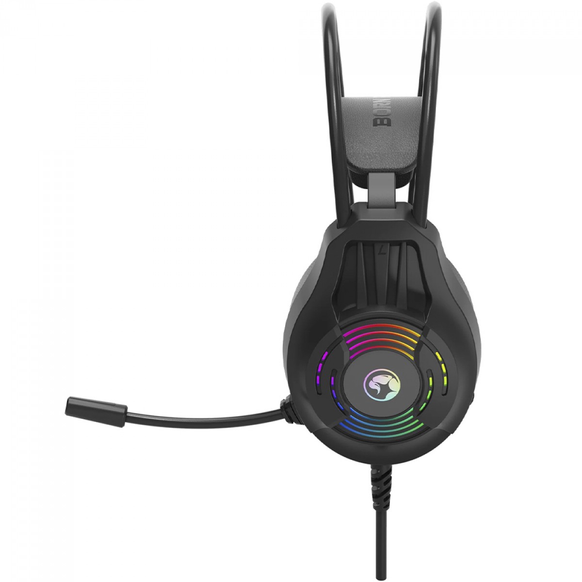 Headset Gamer Marvo H8326, Usb+3.5mm, PC, RGB, Black