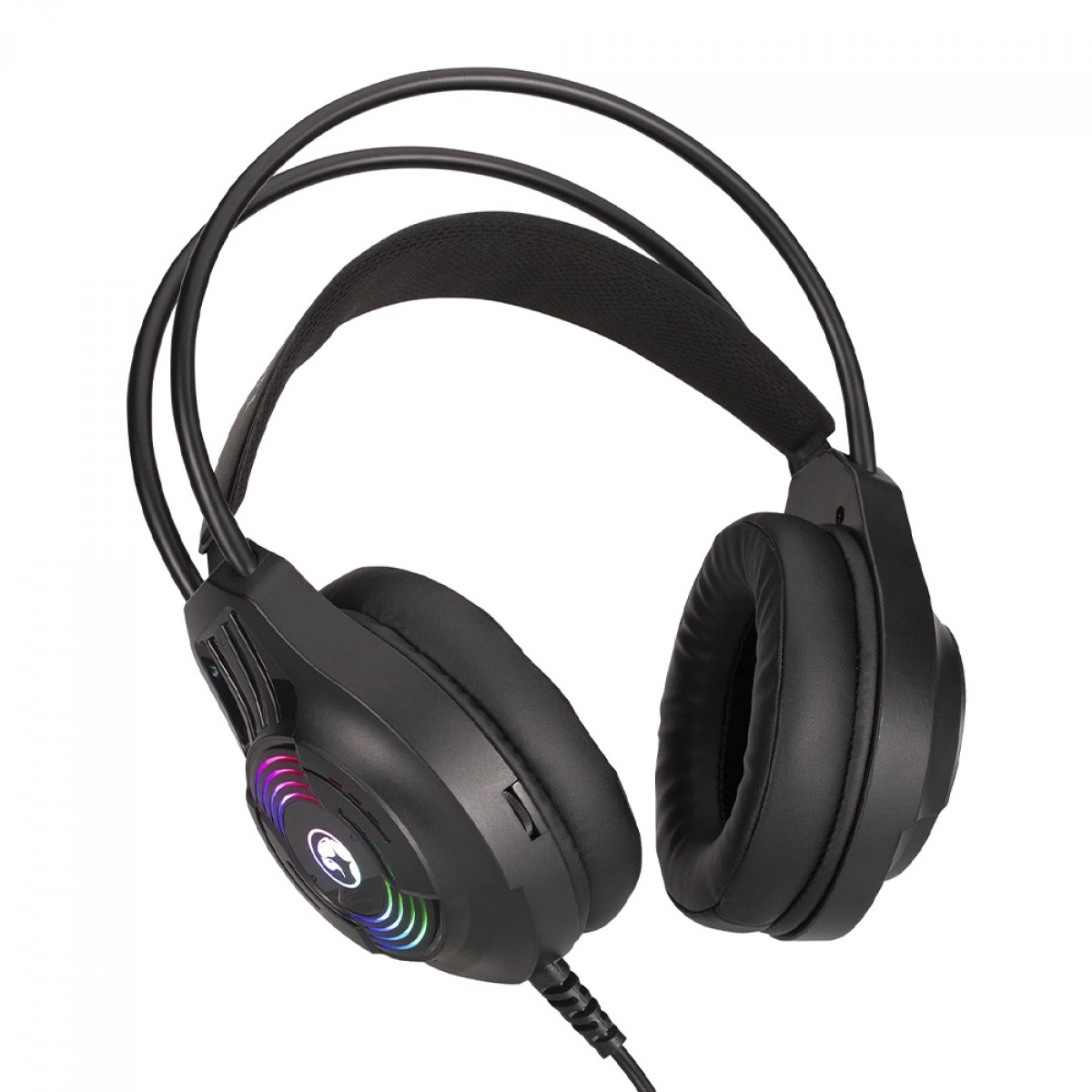 Headset Gamer Marvo H8326, Usb+3.5mm, PC, RGB, Black