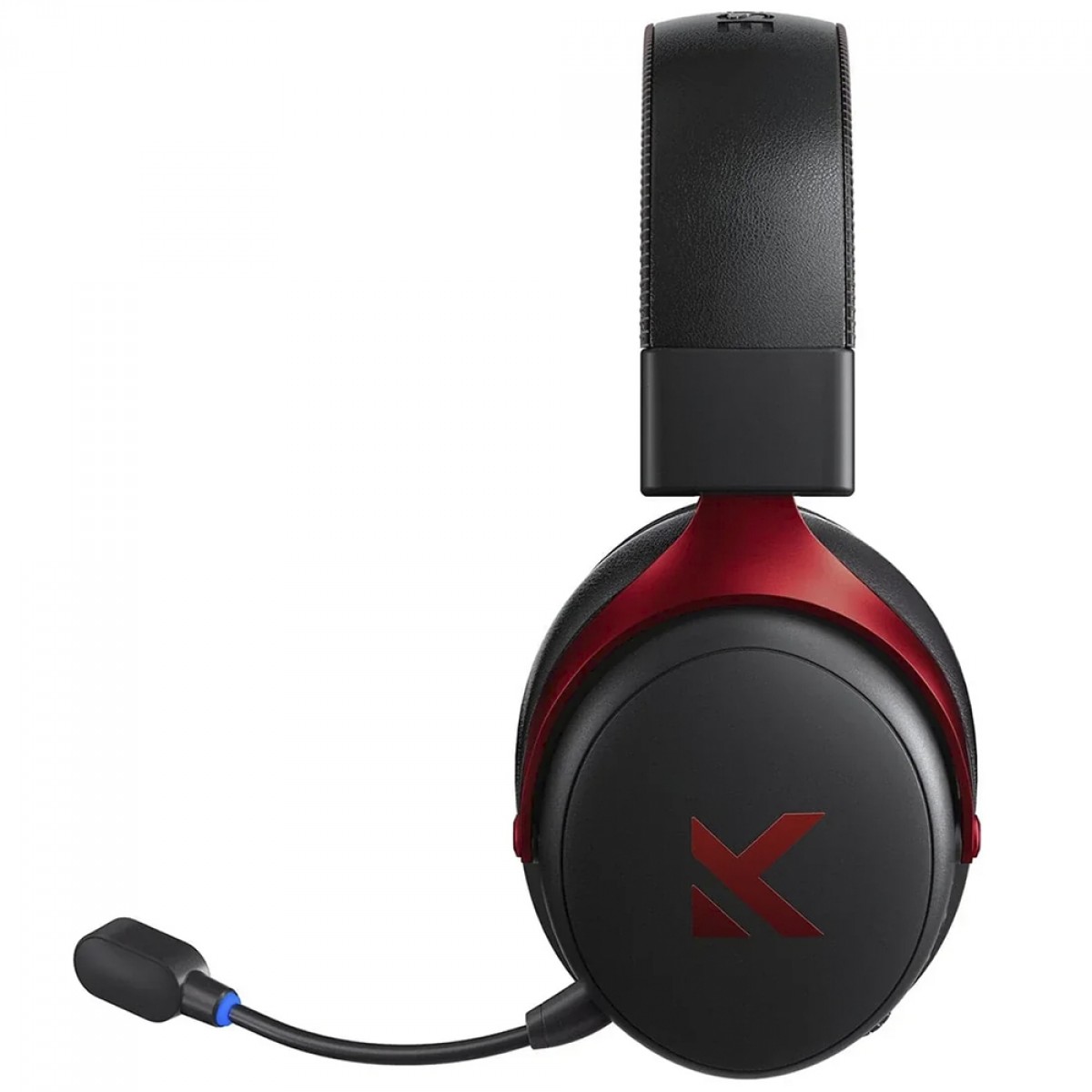 Headset Gamer MCHOSE V9 Pro, Wireless, Bluetooth, Drivers de 53mm, Surround 7.1, Preto e Vermelho, HW-V9-4