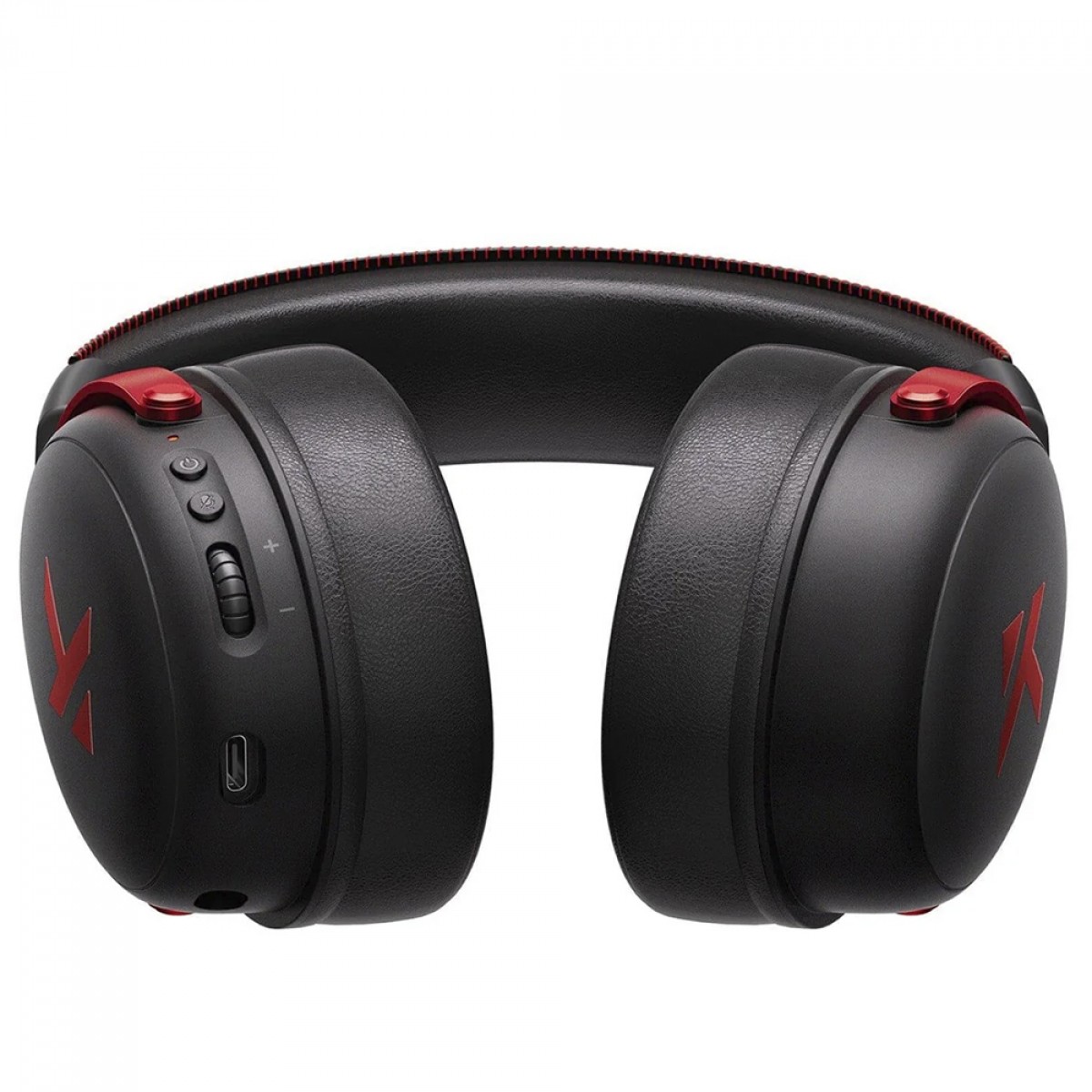 Headset Gamer MCHOSE V9 Pro, Wireless, Bluetooth, Drivers de 53mm, Surround 7.1, Preto e Vermelho, HW-V9-4