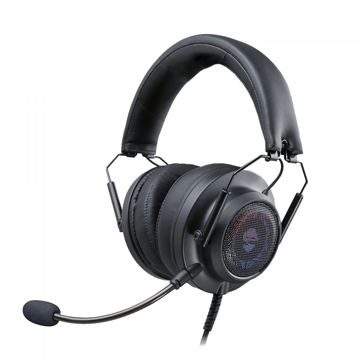 Headset Gamer Ninja Whisper, USB, PC, RGB, Drivers 50mm, Black, GN-H01