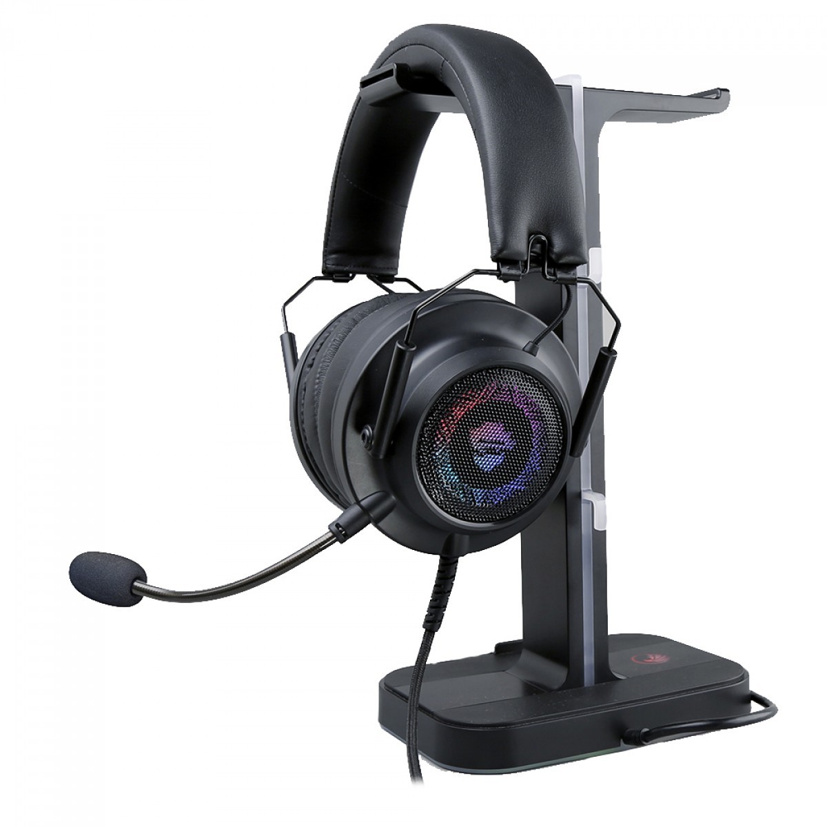 Headset Gamer Ninja Whisper, USB, PC, RGB, Drivers 50mm, Black, GN-H01