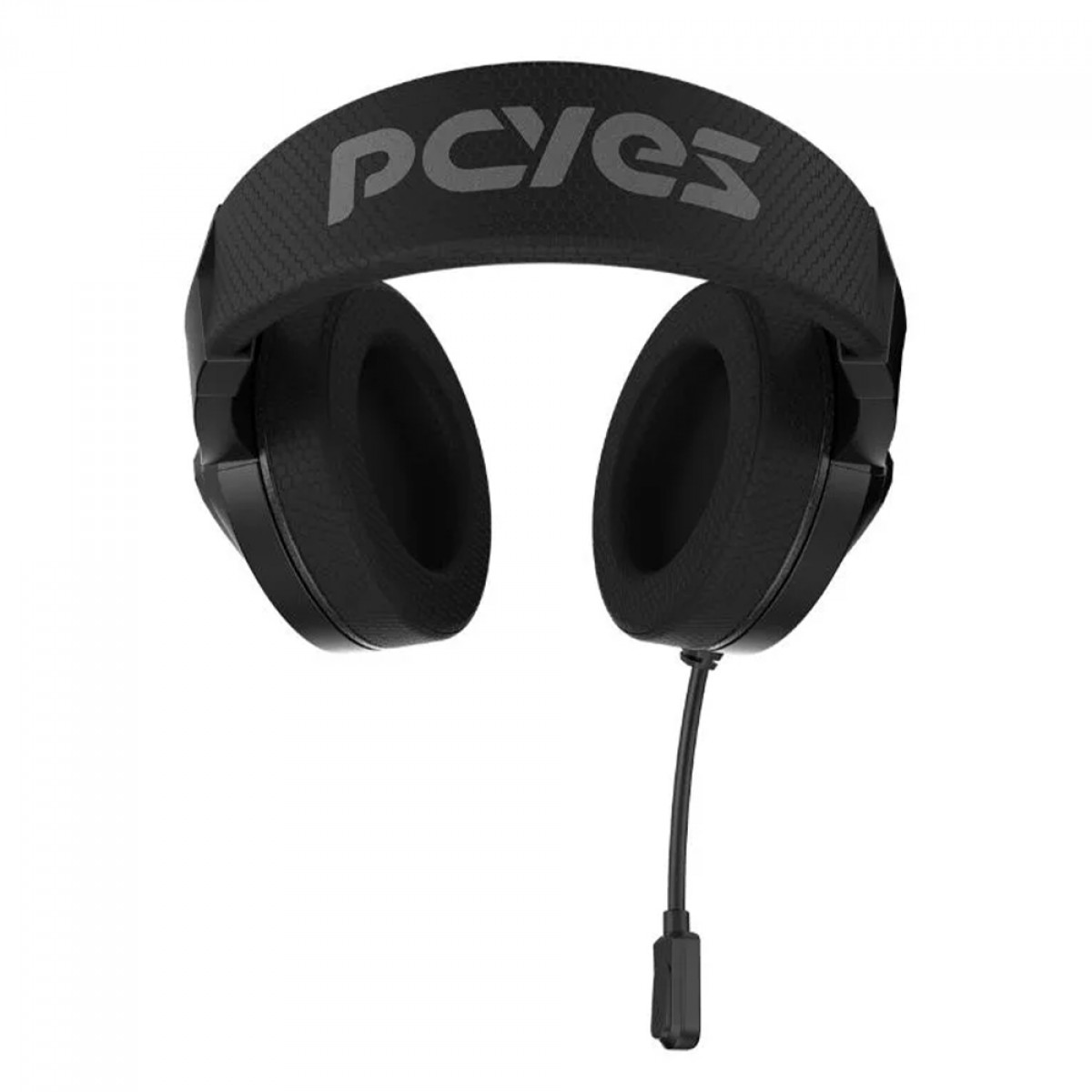 Headset Gamer PCYES Deffy Black Vulcan, USB, RGB, Drivers de 50mm, Preto, HGDF50BV