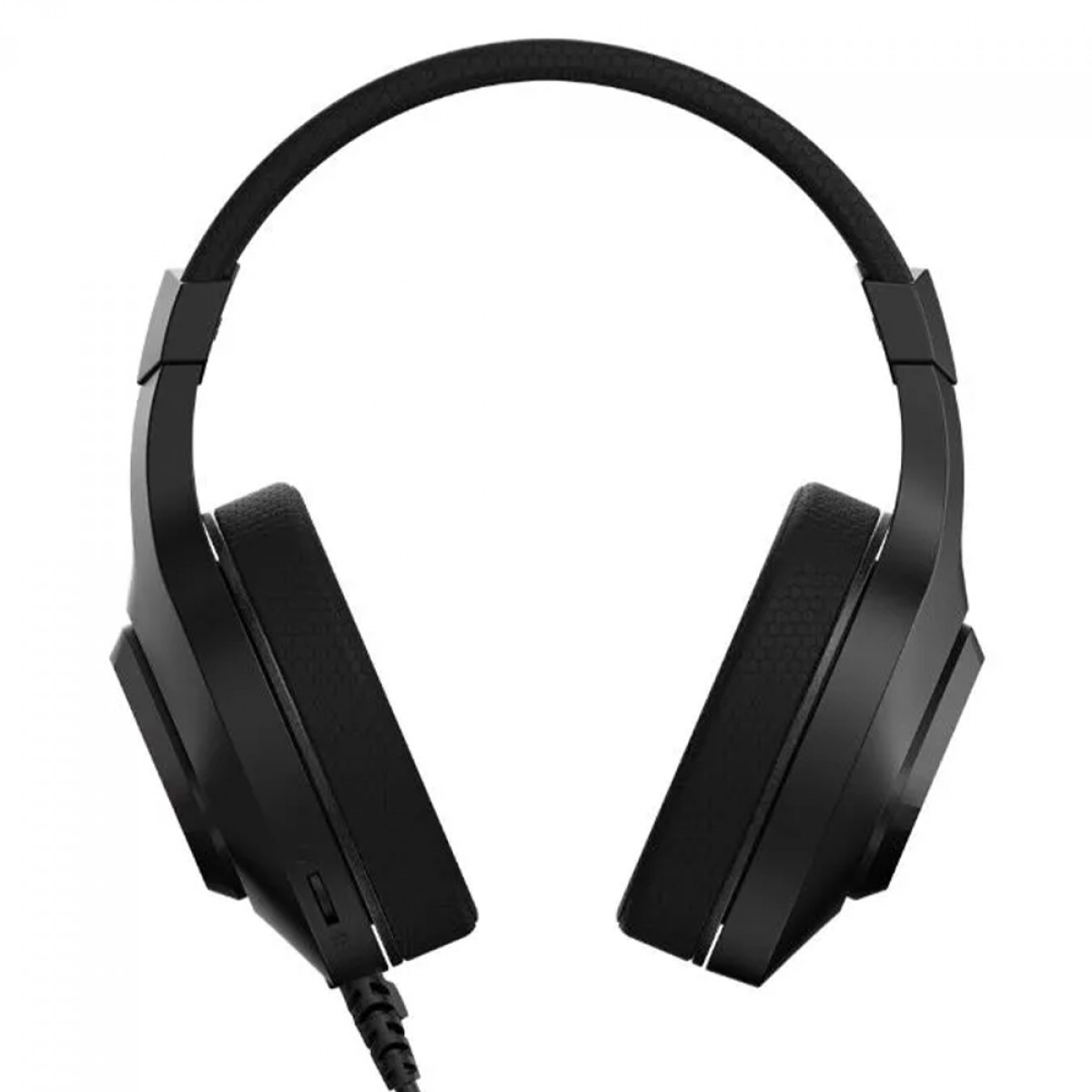Headset Gamer PCYES Deffy Black Vulcan, USB, RGB, Drivers de 50mm, Preto, HGDF50BV