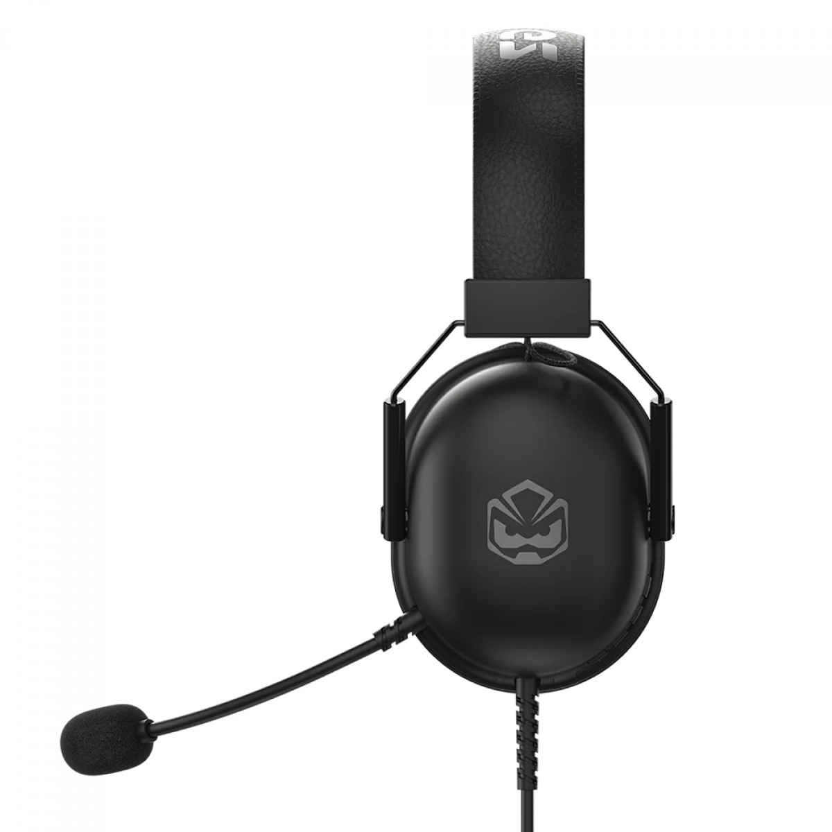 Headset Gamer PCYES Kamar Black Vulcan, USB, Drivers de 50mm, Microfone Destacável, Preto, HGKM50BV
