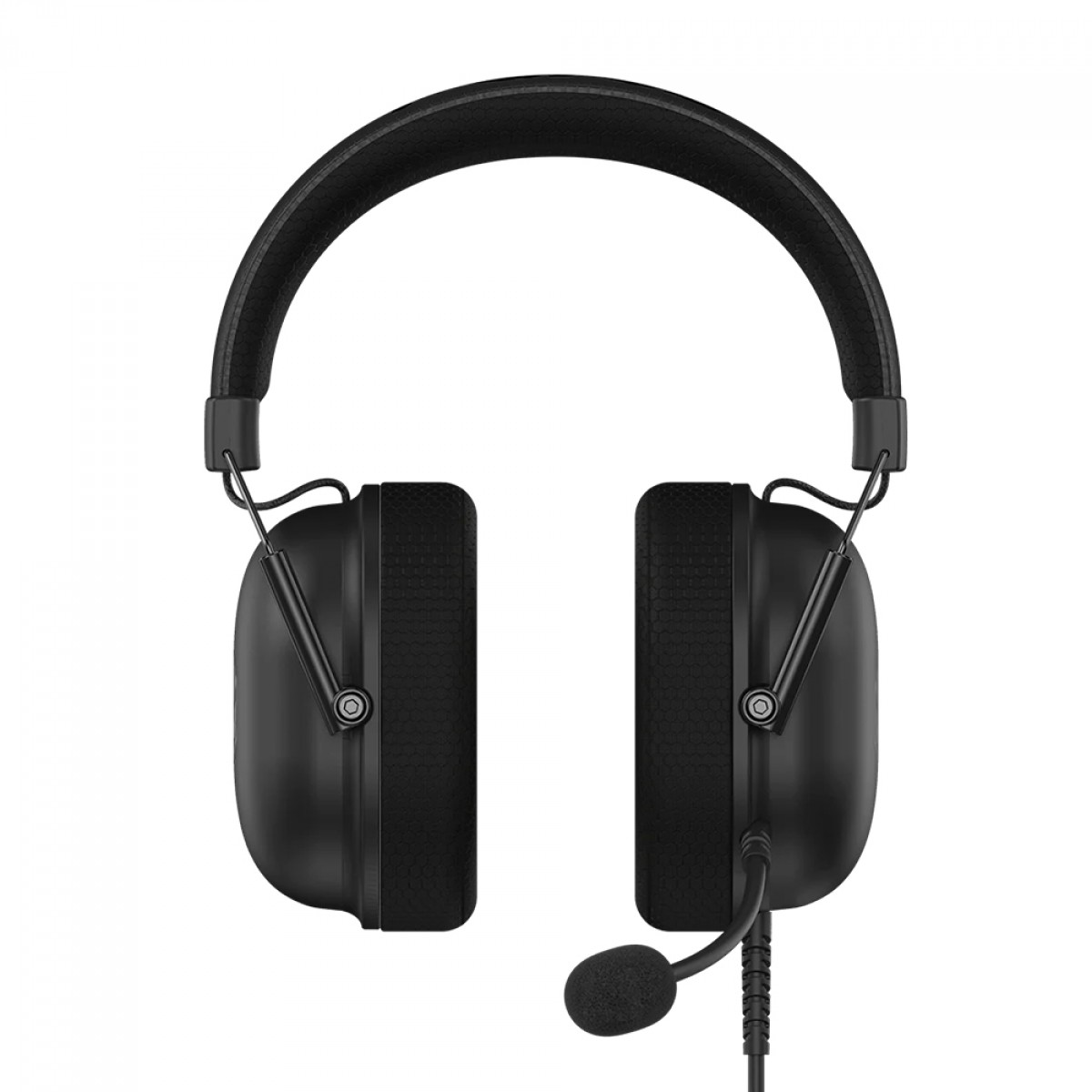 Headset Gamer PCYES Kamar Black Vulcan, USB, Drivers de 50mm, Microfone Destacável, Preto, HGKM50BV