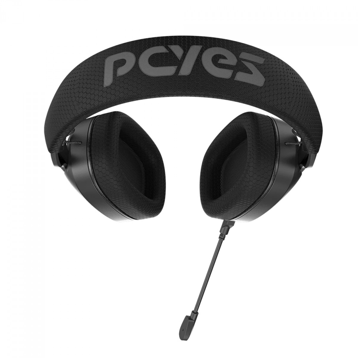 Headset Gamer PCYES Nowy Black Vulcan, USB, RGB, Drivers de 40mm, Preto, HGNW40BV