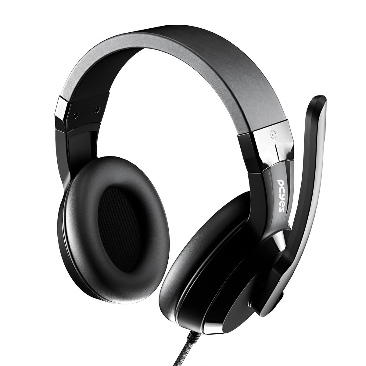 Headset Gamer PCYES NYRA, 3.5mm, Múltiplas Plataformas, Black, PHN40