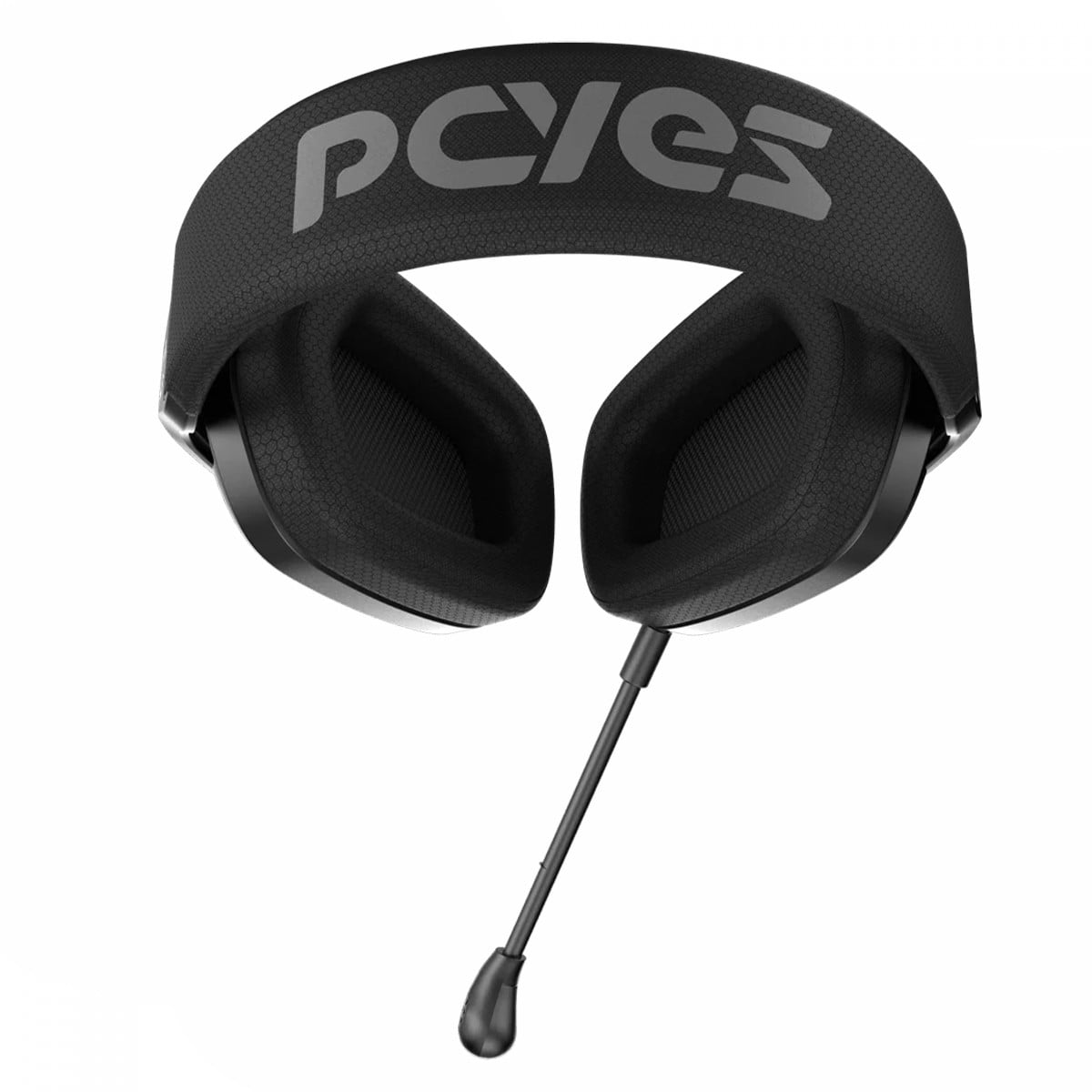 Headset Gamer PCYES Nyra Black Vulcan, P2 3,5mm, Drivers de 40mm, Microfone Destacável, Preto, HGNYBV