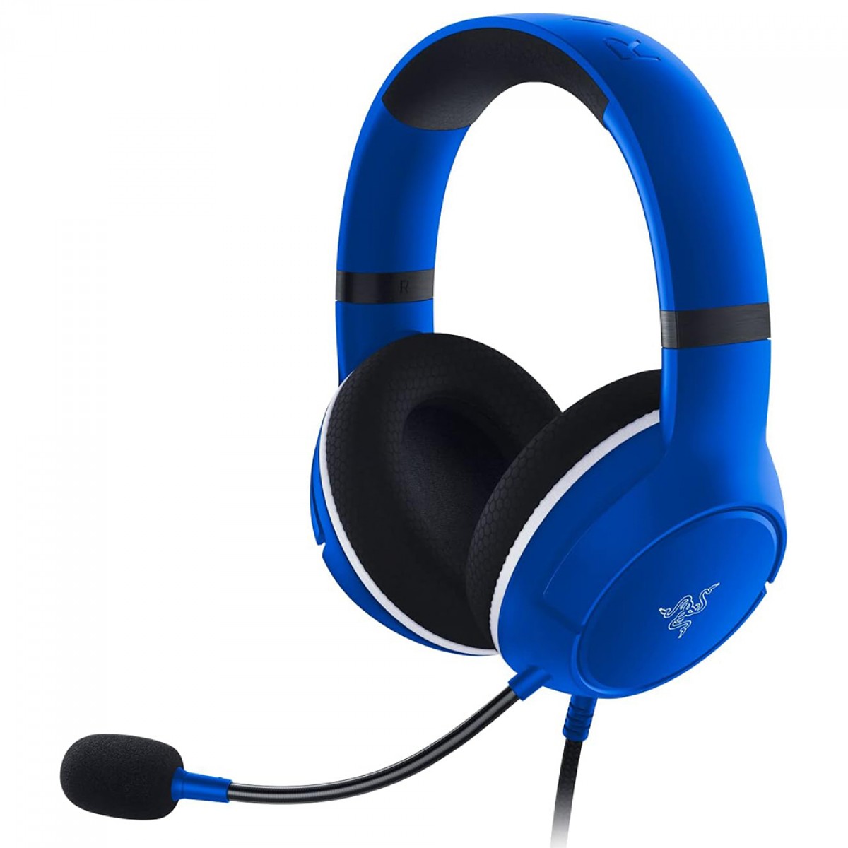 Headset Gamer Razer Kaira X Shock Blue, Para Xbox Series X|S e PC, 3.5mm, Drivers de 50mm, Azul e Preto