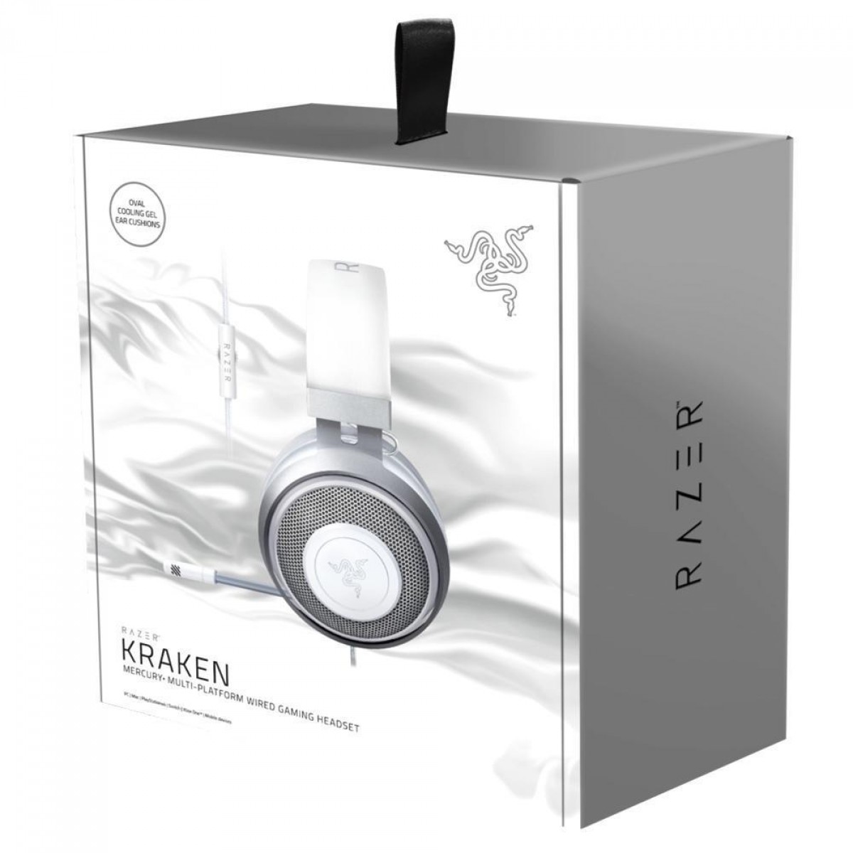 Headset Gamer Razer Kraken Multi Platform, Drivers 50mm, P2, White, RZ04-02830400-R3M1